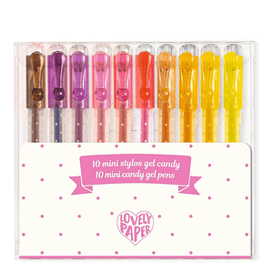 10 Mini Lápices Gel Candy - Lovely Paper