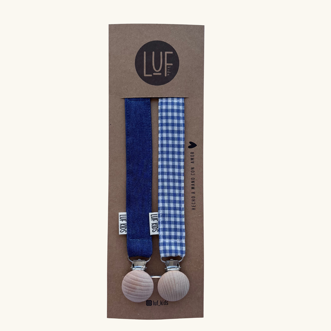 Pack x2 Portachupete Vichy Denim 1