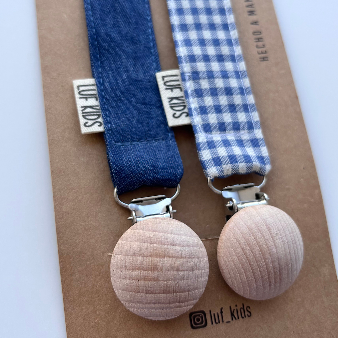 Pack x2 Portachupete Vichy Denim 2