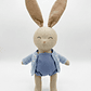 Conejo Grande Chaleco Celeste  - Hecho a mano con amor - Miniatura 2