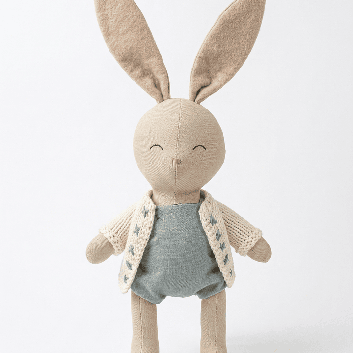 Conejo Grande Chaleco Crudo  - Hecho a mano con amor 2