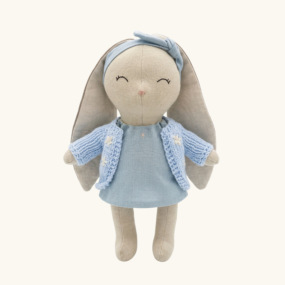 Coneja Grande Tenida Celeste  - Hecho a mano con amor 1