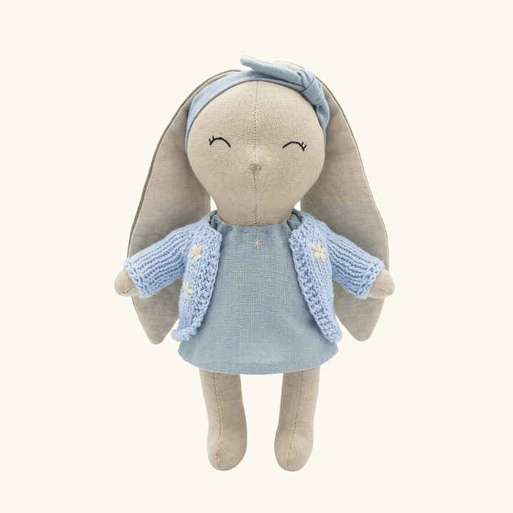 Coneja Grande Tenida Celeste  - Hecho a mano con amor 1