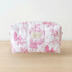 Neceser Esencial Toile Rosa - Loen