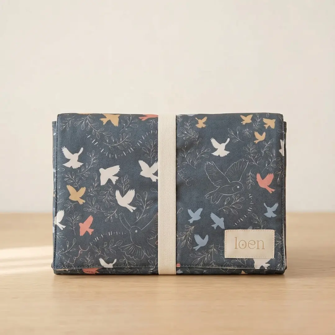 Mudador Portátil Golondrina Azul Noche 1