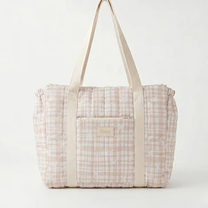 Bolso Esencial Vichy Golondrina Beige