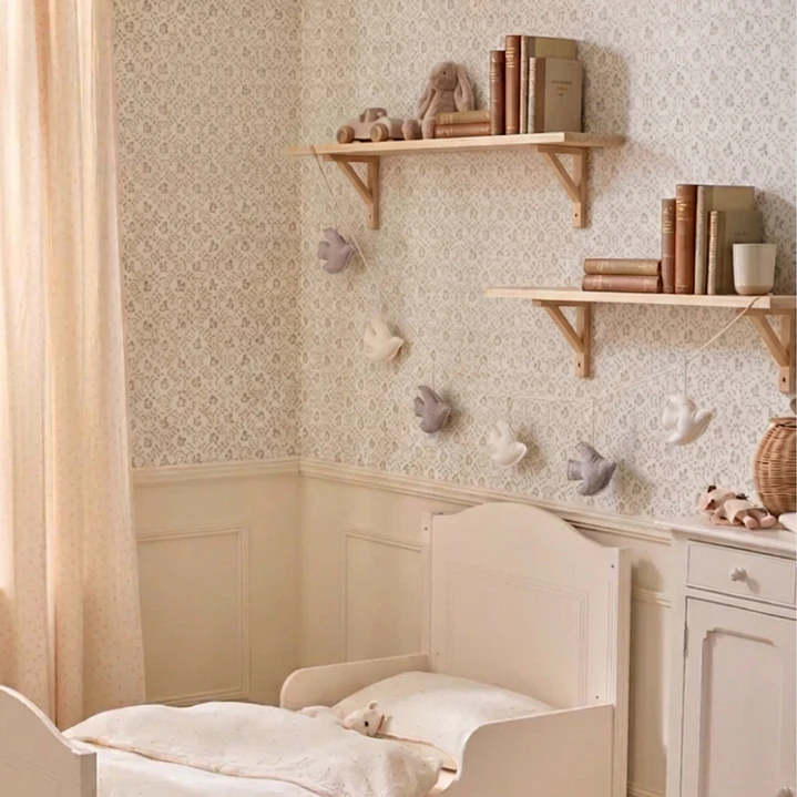 Guirnalda Libertad Cuadrillé Café 2