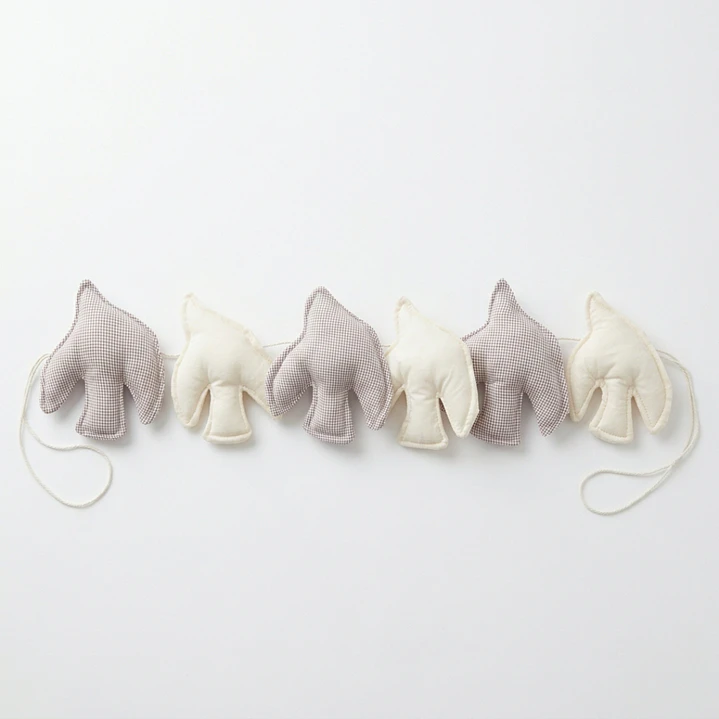 Guirnalda Libertad Cuadrillé Café 3