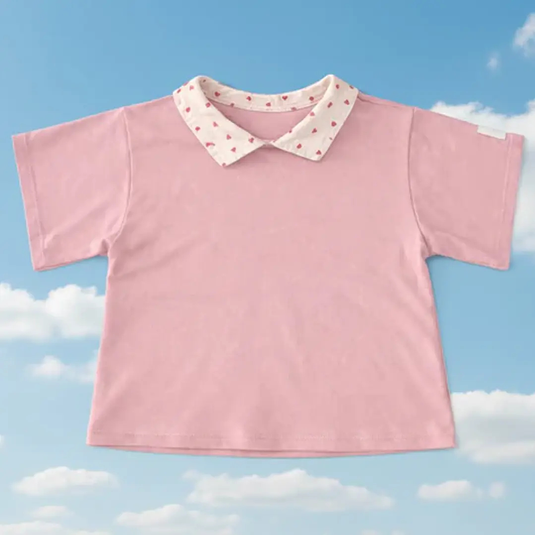 Polera Oversize “Tiny Love” Rosada — BITA 1