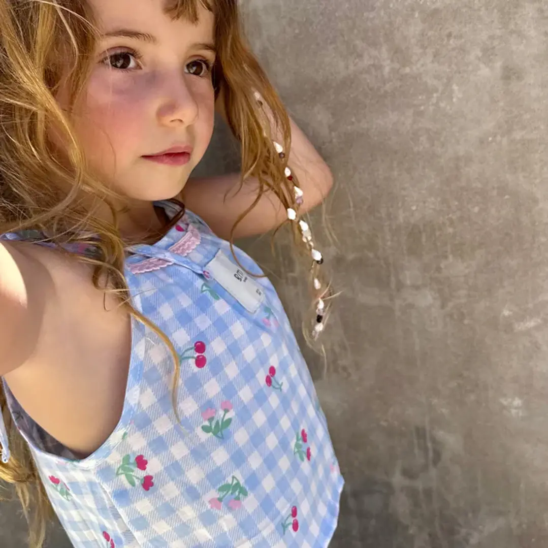 Top “Tiny Vichy” Celeste — BITA 3