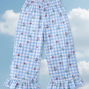 Pantalón “Tiny Vichy” Wide Leg — BITA