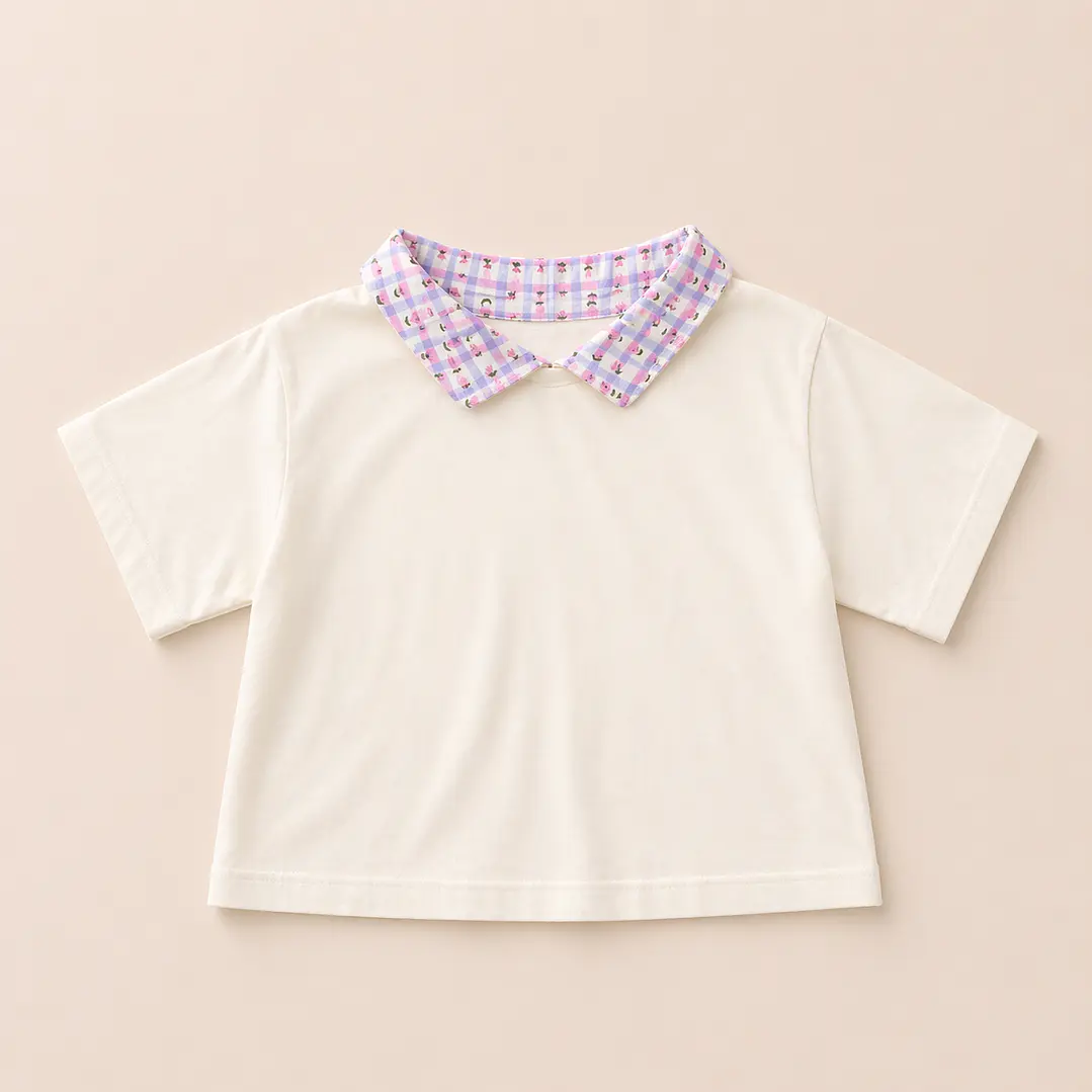 Polera Oversize “Tiny Bloom” Blanca — BITA 1