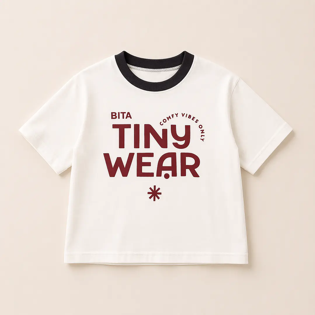 Polera Oversize “BITA Tiny Wear” Crudo — BITA 1