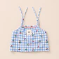 Top “Tiny Vichy” Celeste — BITA - Miniatura 1