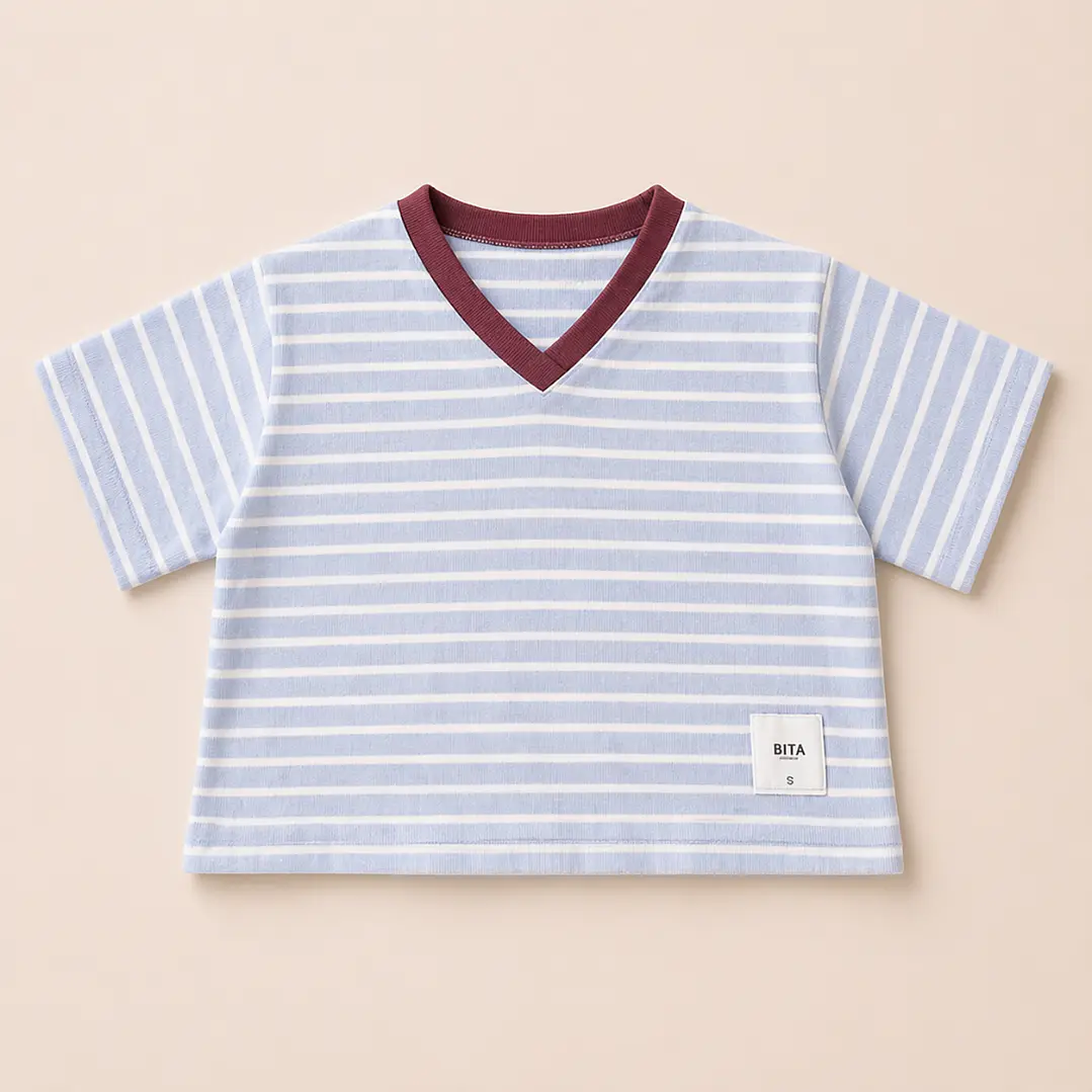 Polera Oversize “Be Kind to All Kinds” Celeste — BITA 1