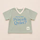 Polera Oversize “Peace & Quiet?” Verde — BITA - Miniatura 1