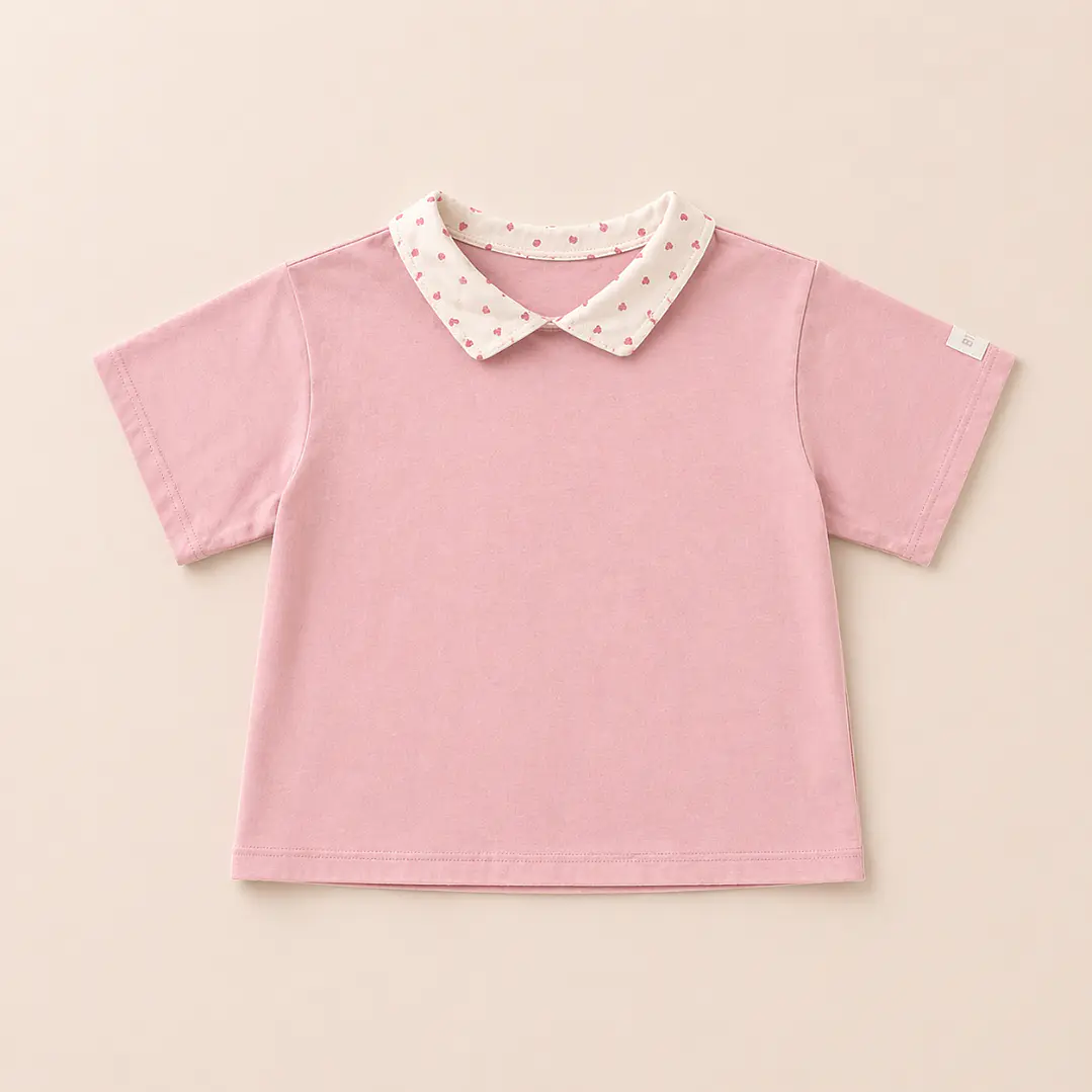 Polera Oversize “Tiny Love” Rosada — BITA 1