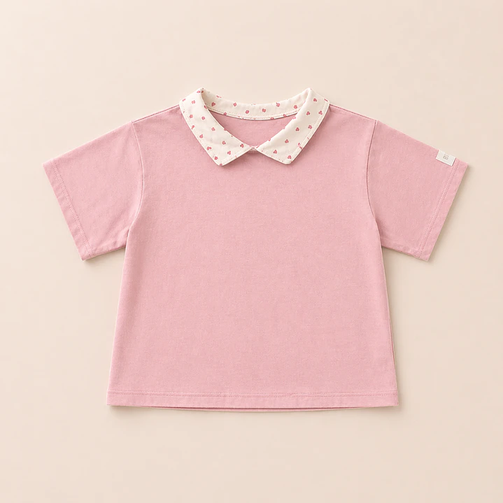 Polera Oversize “Tiny Love” Rosada — BITA 1