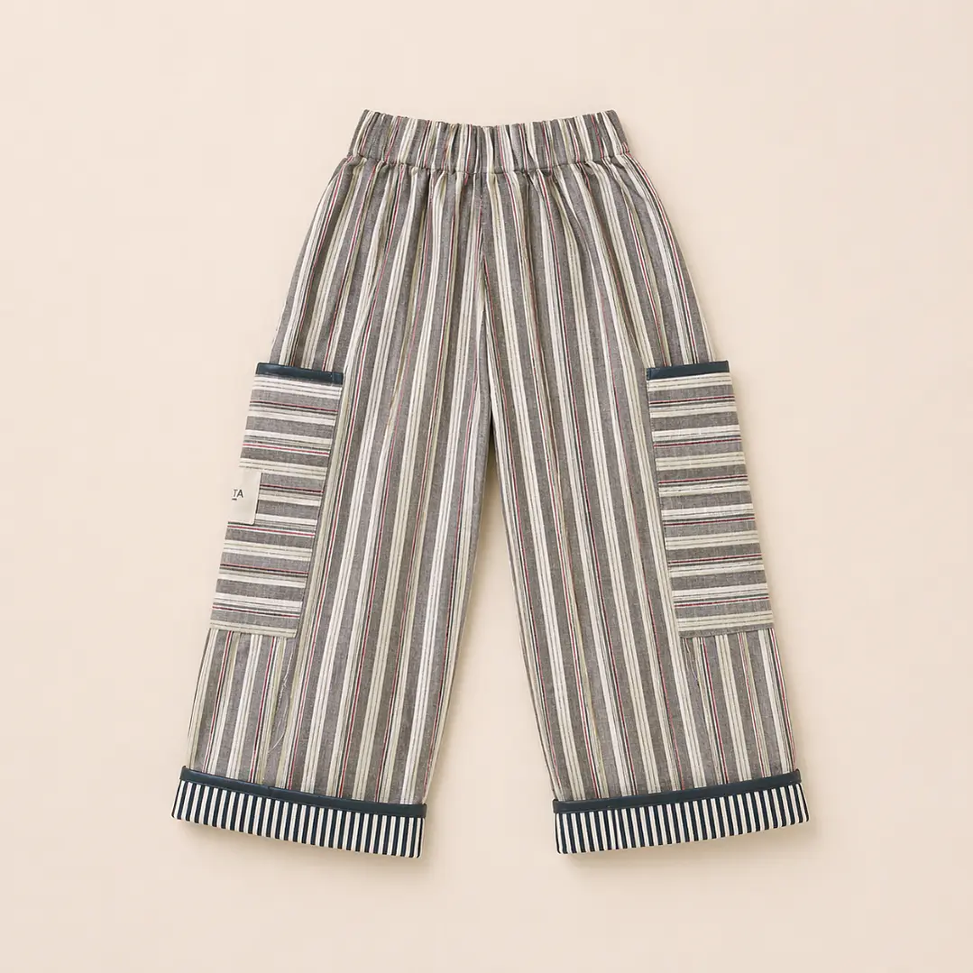 Pantalón “Rayas con Rayas” Balloon — BITA 1