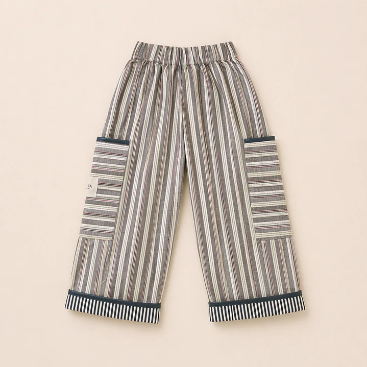 Pantalón “Rayas con Rayas” Balloon — BITA 1