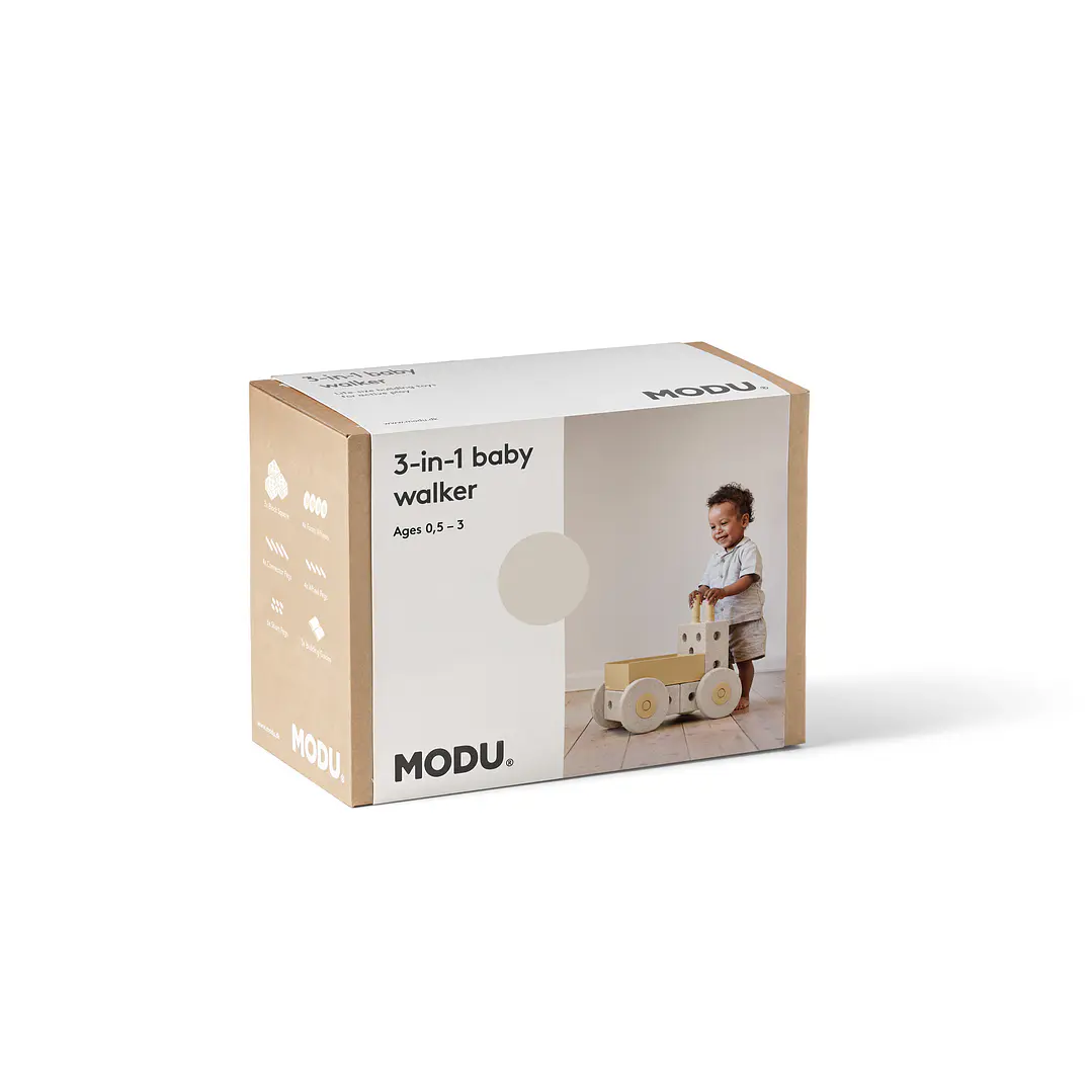 Baby Walker 3in1 Sand Grey - MODU 1