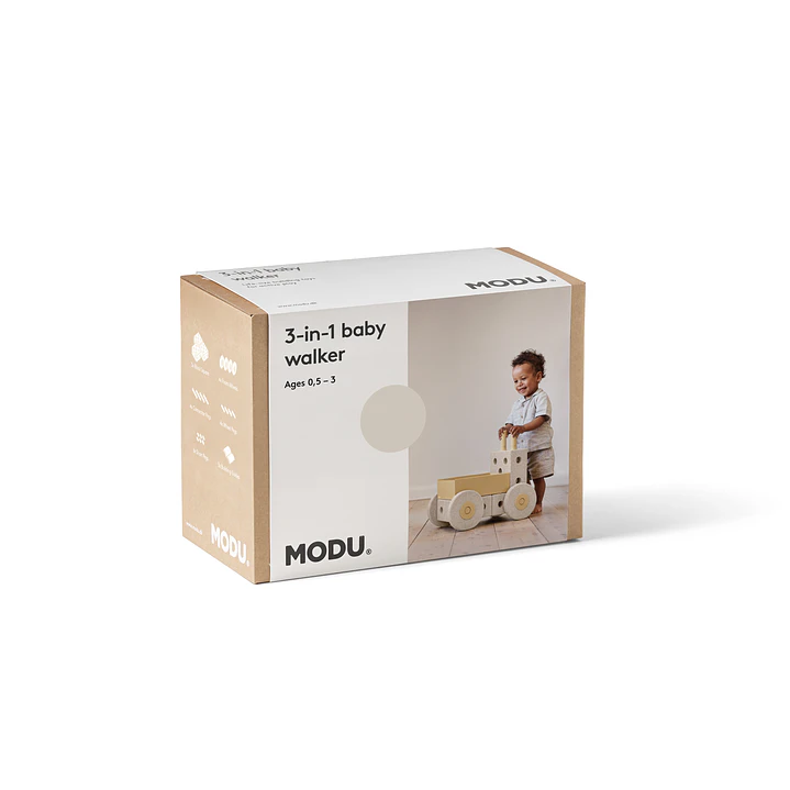 Baby Walker 3in1 Sand Grey - MODU 5