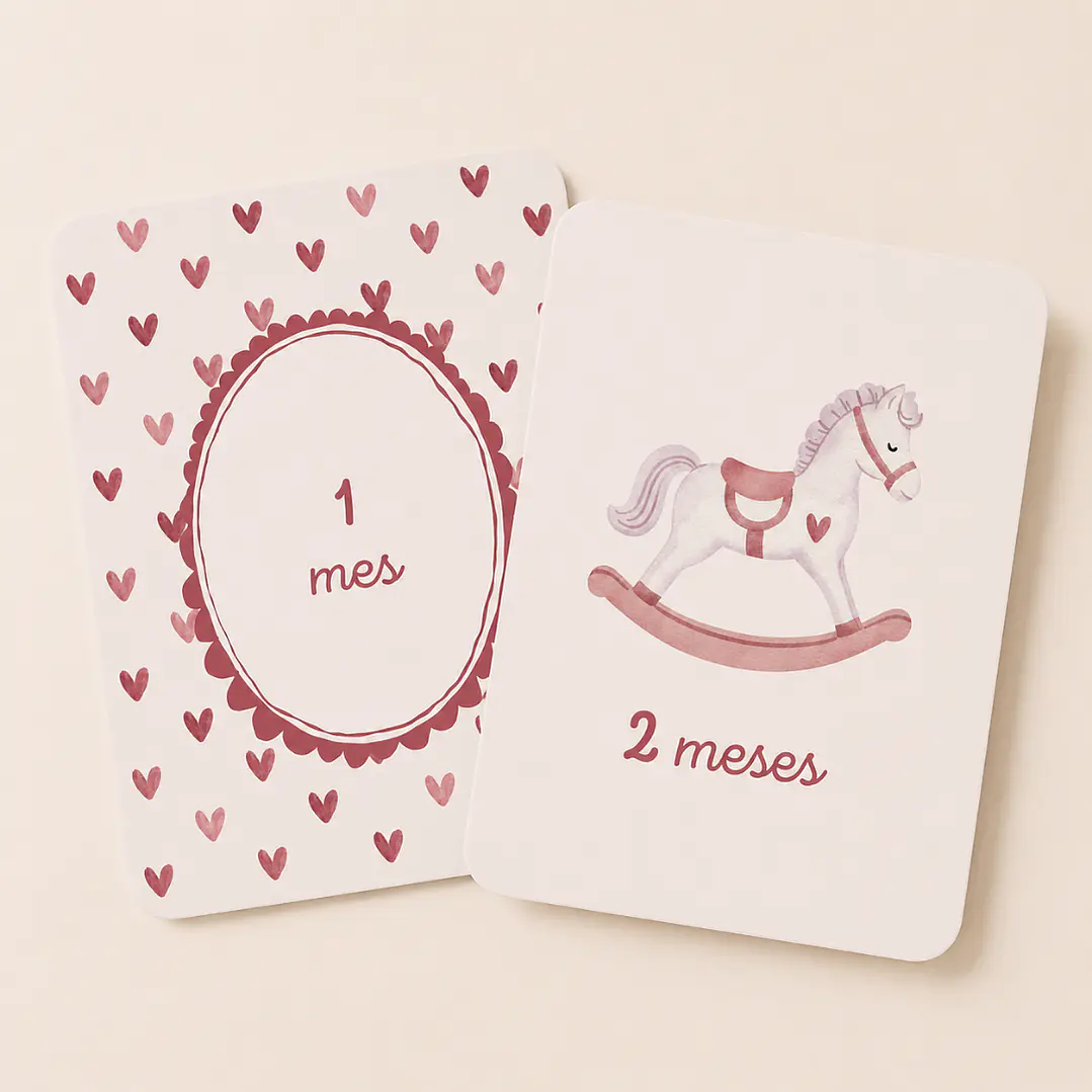 Tarjetas Mes a Mes “Caballito de Amor” 1