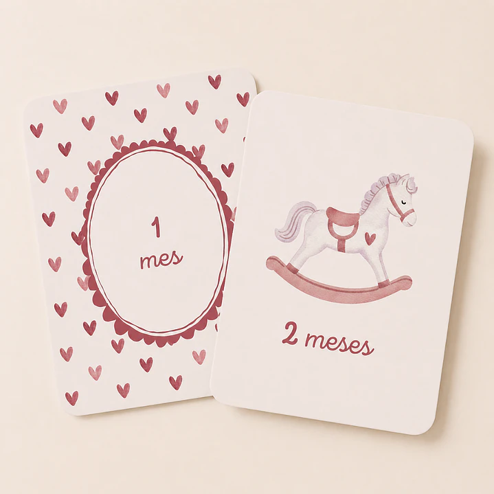 Tarjetas Mes a Mes “Caballito de Amor” 1