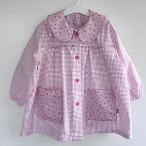 Delantal Rosas - Vichy Rosado