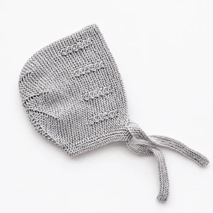 Capota Trenza Gris 100% Algodón - LUF Kids