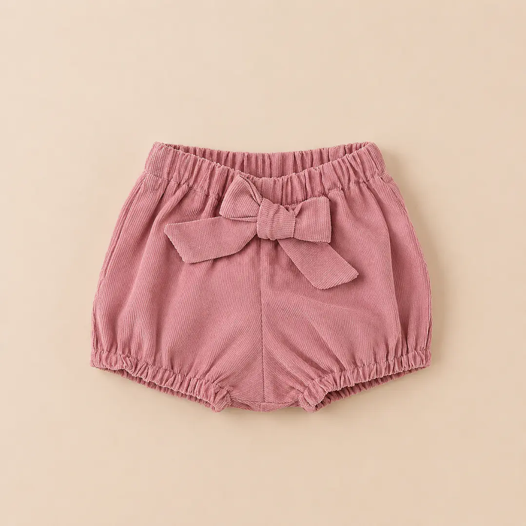 Bombacha Lazo Cotelé Rosa Palo - Emilia Mía 1
