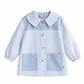 Delantal Rayas Celeste - Luf Kids - Miniatura 1
