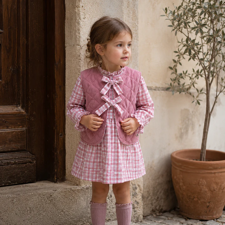 Chaqueta Acolchada Rosa - Dailena 2