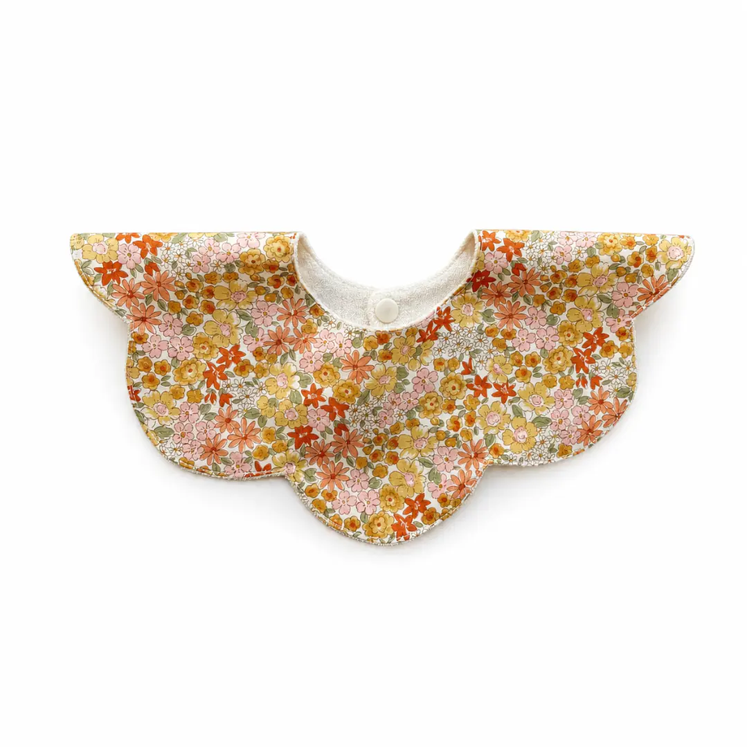 Babero Flor Garden Caramel - LUF Kids 1