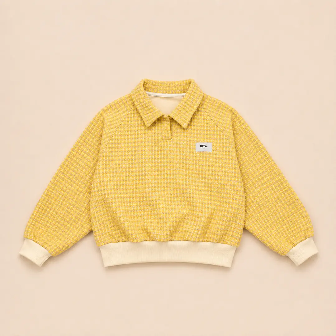 Poleron Club Vichy Amarillo - BITA 1
