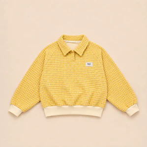 Poleron Club Vichy Amarillo - BITA