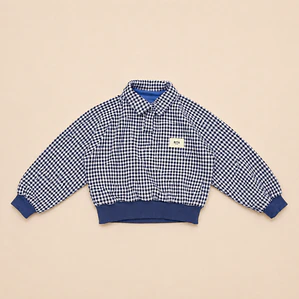 Poleron Club Vichy Azul - BITA
