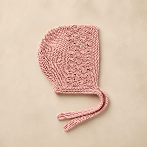 Capota Ojo de Perdiz Rosa Viejo 100% Algodón - LUF Kids
