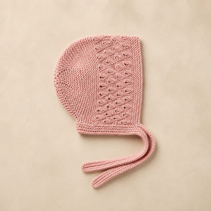 Capota Ojo de Perdiz Rosa Viejo 100% Algodón - LUF Kids 1
