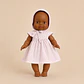 Muñeca Clara Vestido Rayas Rosadas - Mailen - Miniatura 2