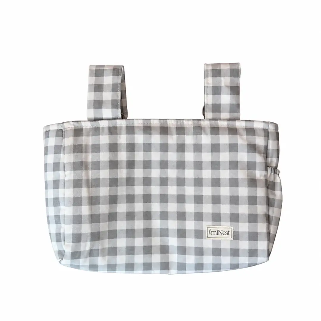 Bolso Organizador Vichy Gris - miNest 1