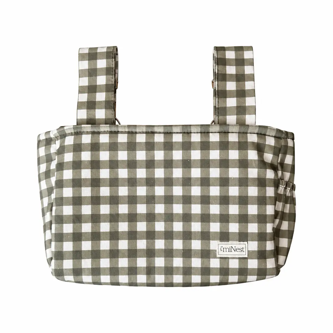 Bolso Organizador Vichy Verde - miNest 1