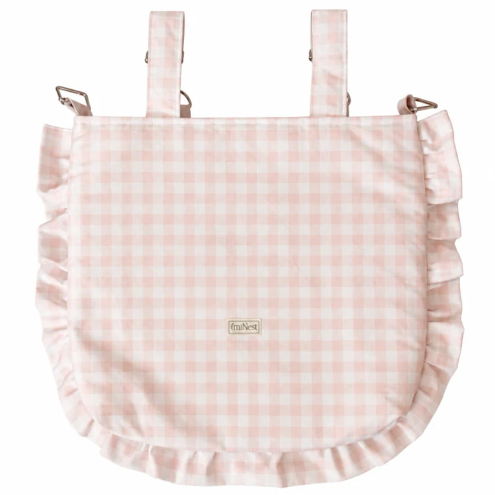 Bolso Volante Vichy Rosado - miNest 1