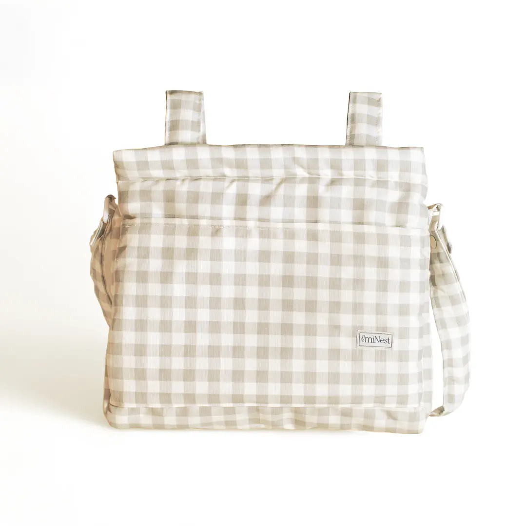 Bolso Clásico Vichy Beige - miNest 1