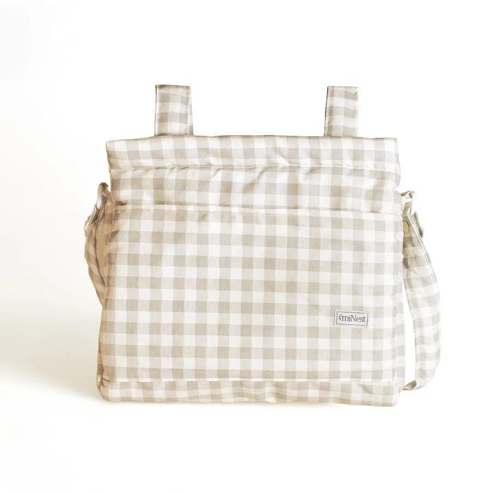 Bolso Clásico Vichy Beige - miNest 1