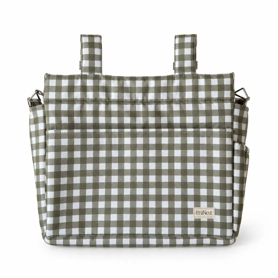 Bolso Clásico Vichy Verde - miNest 1