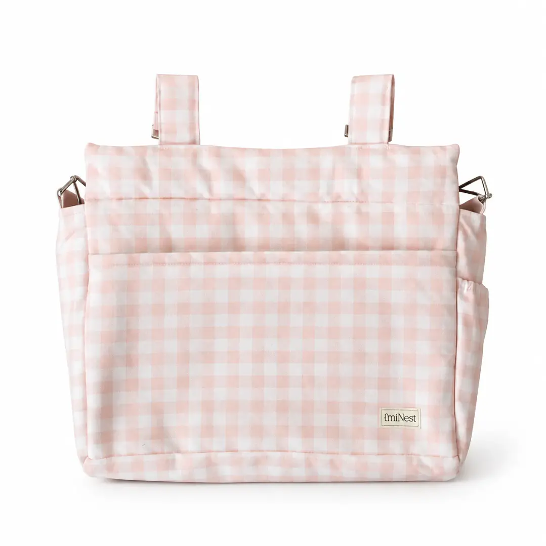 Bolso Clásico Vichy Rosado - miNest 1