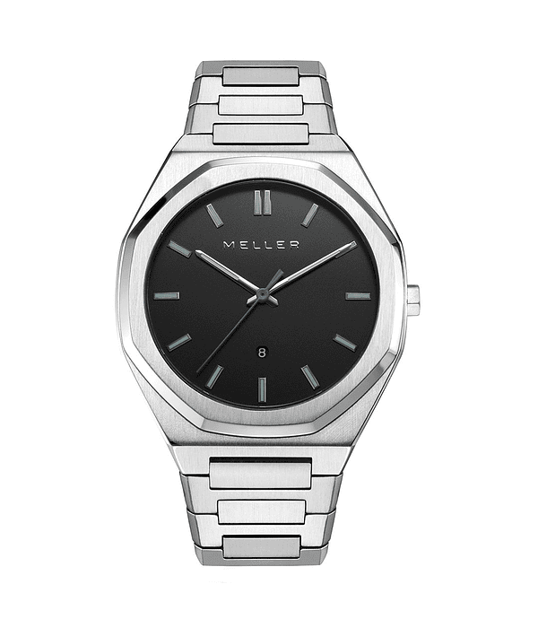 Reloj Daren Black Silver