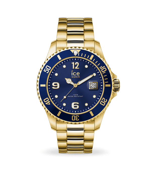 Reloj ICE steel - Gold blue - Large - 3H