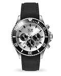 Reloj ICE steel - Black Silver Chrono- Large - CH
